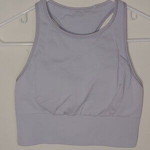 Lululemon EBB Train Sport Bra Size 6 Chambray Grey